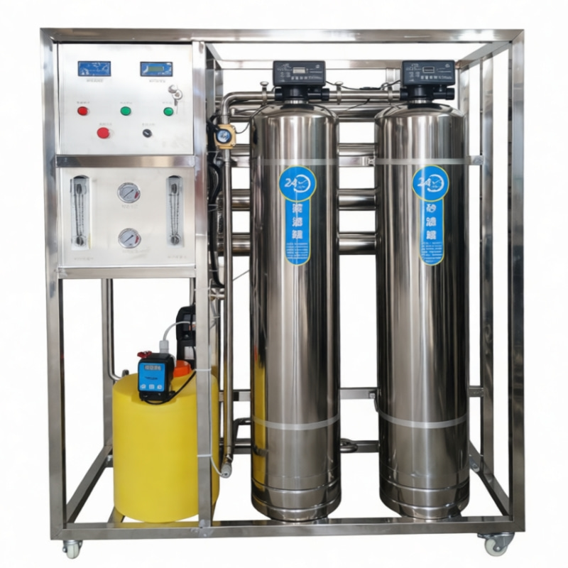 1 Ton/Hour Sand-Carbon-Resin Reverse Osmosis Pure Water Equipment
