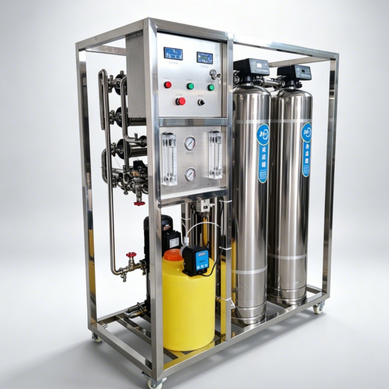 1 Ton/Hour Sand-Carbon-Resin Reverse Osmosis Pure Water Equipment